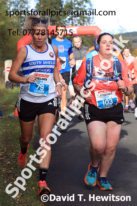 Altra Kielder 10k Road Race, Sunday, October 5th. 2025 Altra Kielder Marathon, Half Marathon and 10k. Photo: David T. Hewitson/Sports for All Pics